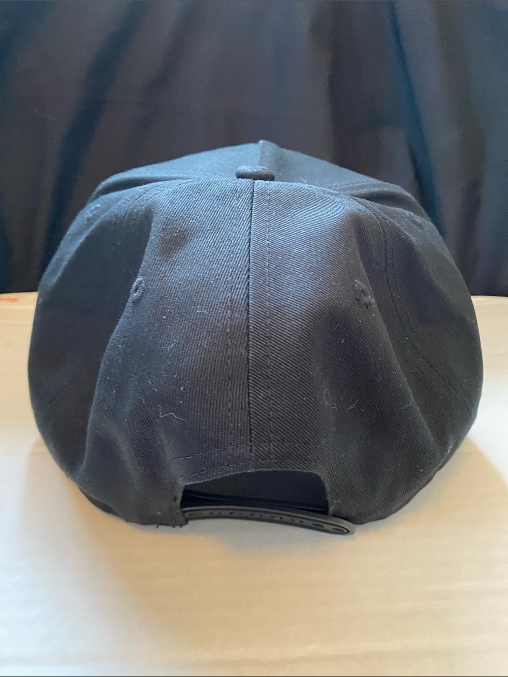 47 Black Cap with Gold Knight Shield Emblem - Picture 2 of 6